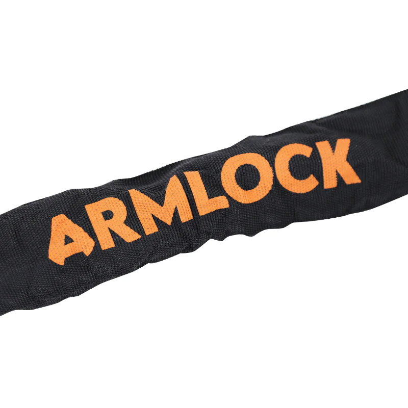 Antivol A Chaine Armlock Ck2 Noir/Orange 1.20M Maillon Diam 10 Mm Avec U 52X65Mm (Diam 16 Mm) (U Classe Sra) – Image 6