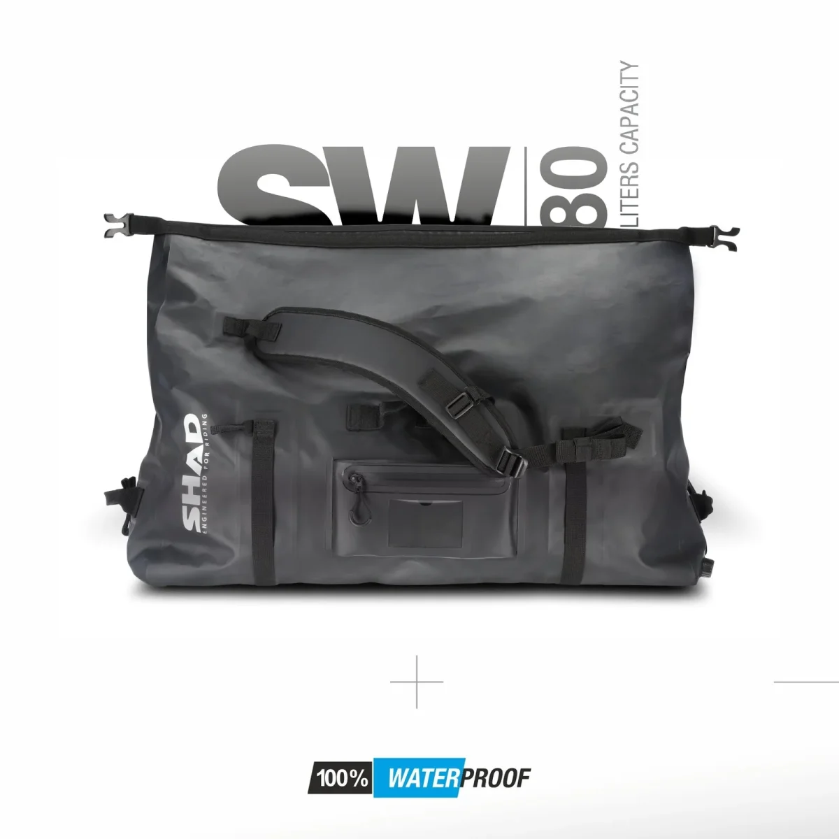 Sac Arrière Étanche SHAD SW80 — Sac Moto Multifonction 80L – Image 3